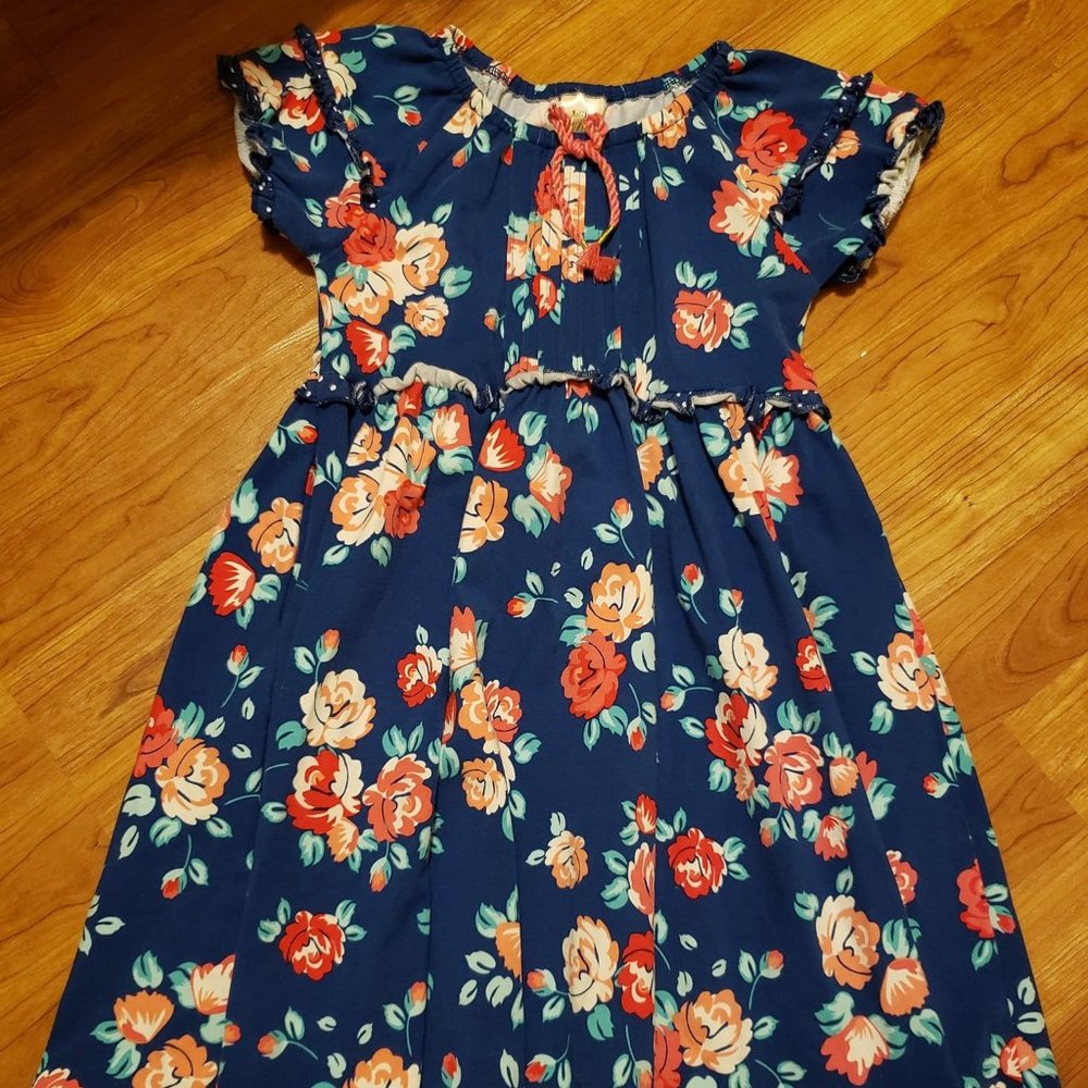 Wildflowers floral blue dress